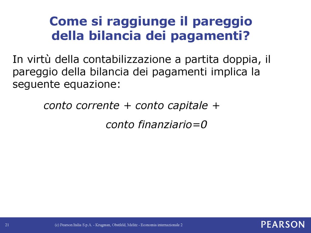 Contabilit Nazionale E Bilancia Dei Pagamenti Ppt Scaricare